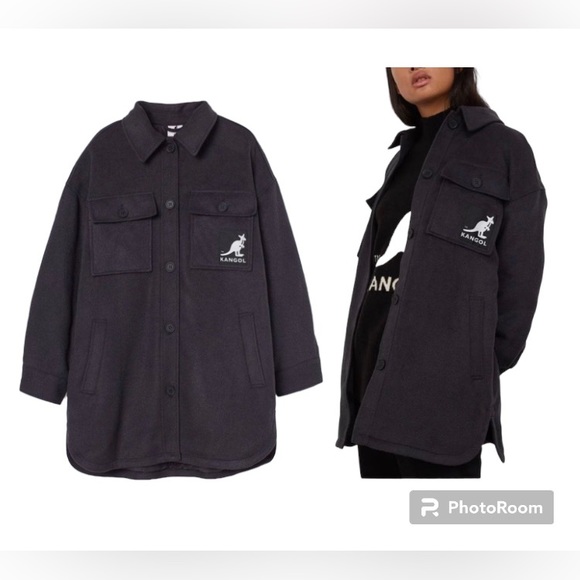 H&M Other - 2/25% off sale! H&M Kangol Oversized Quilted Button Down Jacket Mens Size Small